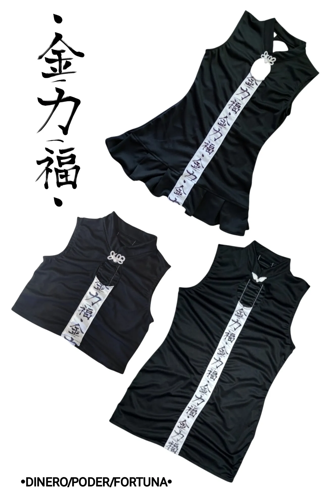Set kunoichi La Japonesssa — vestido, top y vestido largo